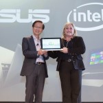 ASUS Chairman Jonney Shih and Intel President Renee James introduced Transformer Book Duet TD300