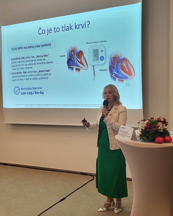 MUDr. Anna Vachulová, PhD. viceprezidentka Slovenskej hypertenziologickej spoločnosti SLS, Kardiologická klinika LF UK a NÚSCH